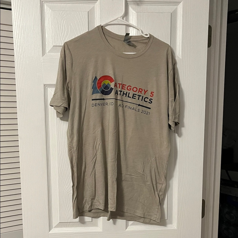 Category 5 Athletics Tan T-Shirt L